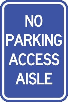 No Parking Access Aisle - AR-241