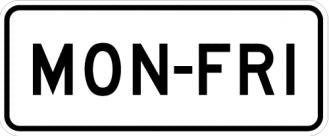 Day Of Week Sign- S4-6