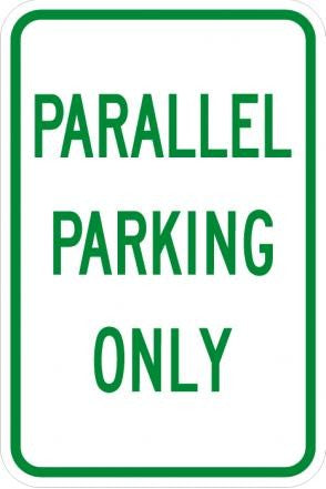 Parallel Parking Only - R7-5a