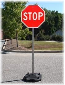 Portable Traffic Sign Stand- HW-PB