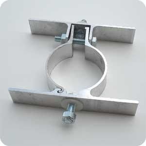 Post Clamps 2-3/8 Inch For Two Signs- PPB-13