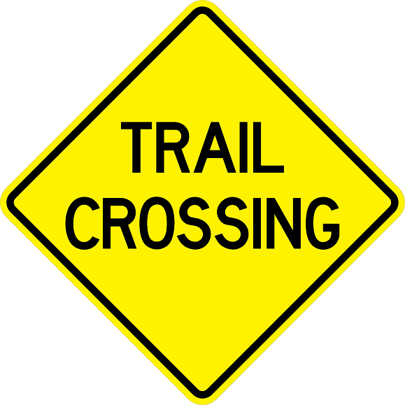 Trail Crossing Sign- W11-15A