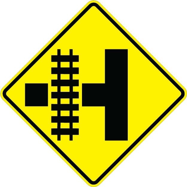 Highway-Rail Grade Crossing Sign- W10-3L