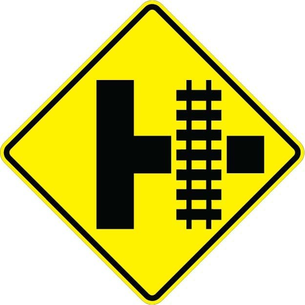 Highway-Rail Grade Crossing Sign- W10-3R
