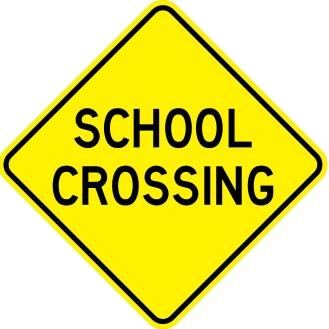 School Crossing Sign- W-29