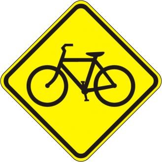 Bicycle Crossing Sign- W11-1