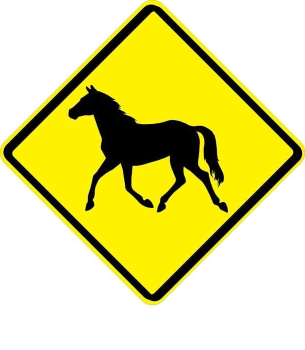 Wild Horse Sign- W11-22