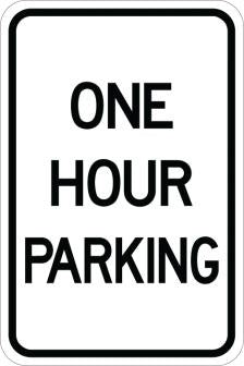 One Hour Parking- AR-133