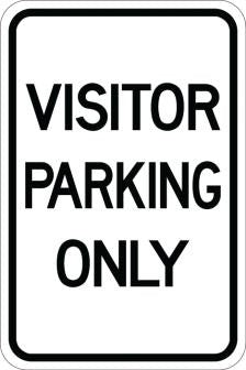 Visitor Parking Only- AR-145