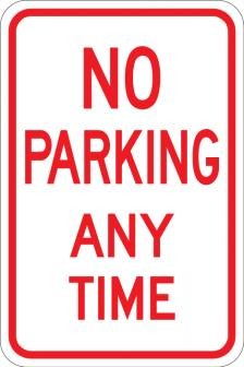 No Parking Any Time- AR-219