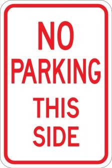 No Parking This Side- AR-225