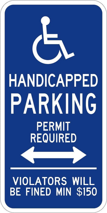 Connecticut Handicap Parking Sign - R7-8 Ct