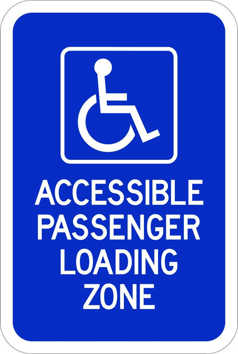 Accessible Passenger Loading Zone Sign- AR-731