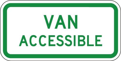 Van Accessible Sign- R7-8a