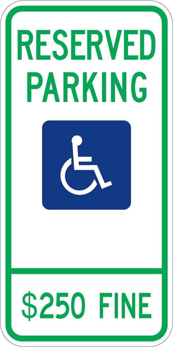 Illinois Handicap Parking Sign - R7-8 I101 — Infrastructure Signs