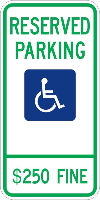 Illinois Handicap Parking Sign - R7-8 I101