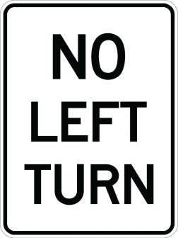 No Left Turn- AR-703