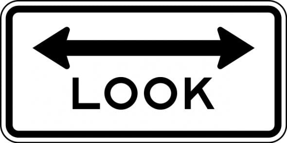 Look Sign- R15-8