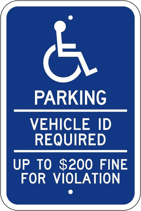 Minnesota Handicap Parking Sign- R7-8m