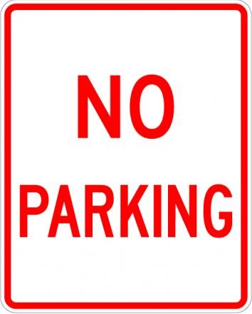 No Parking Sign- R8-3