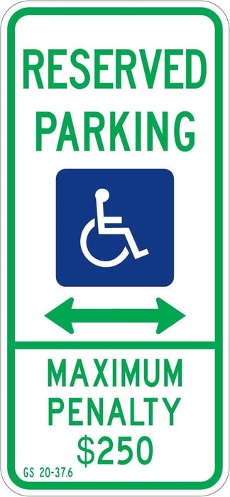 North Carolina Handicap Parking Sign - R7-8 Nc