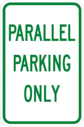 Parallel Parking Only - R7-5a