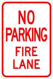 No Parking Fire Lane- AR-222