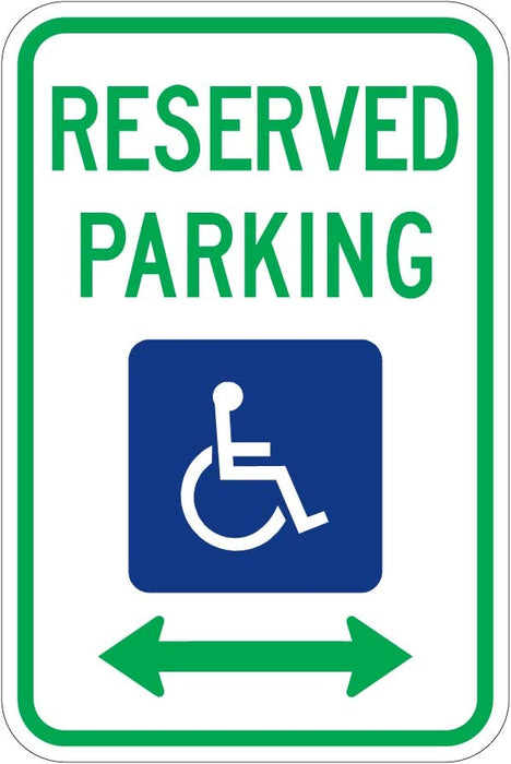 Texas Handicap Parking Sign- R7-8 Tx
