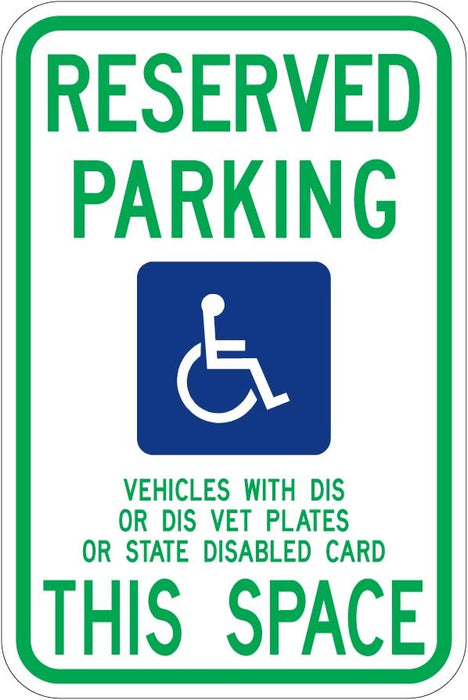 Wisconsin Handicap Parking Sign - R7-8wi