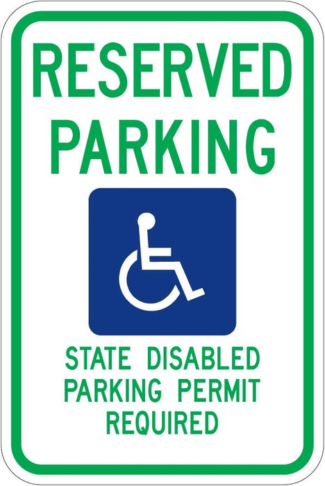 Washington Handicap Parking Sign- R7-8wa