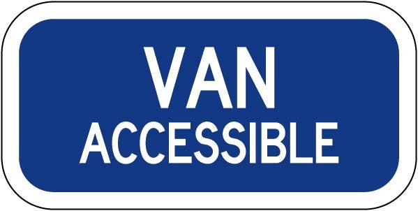 Van Accessible (Plaque) Sign - R7-8b