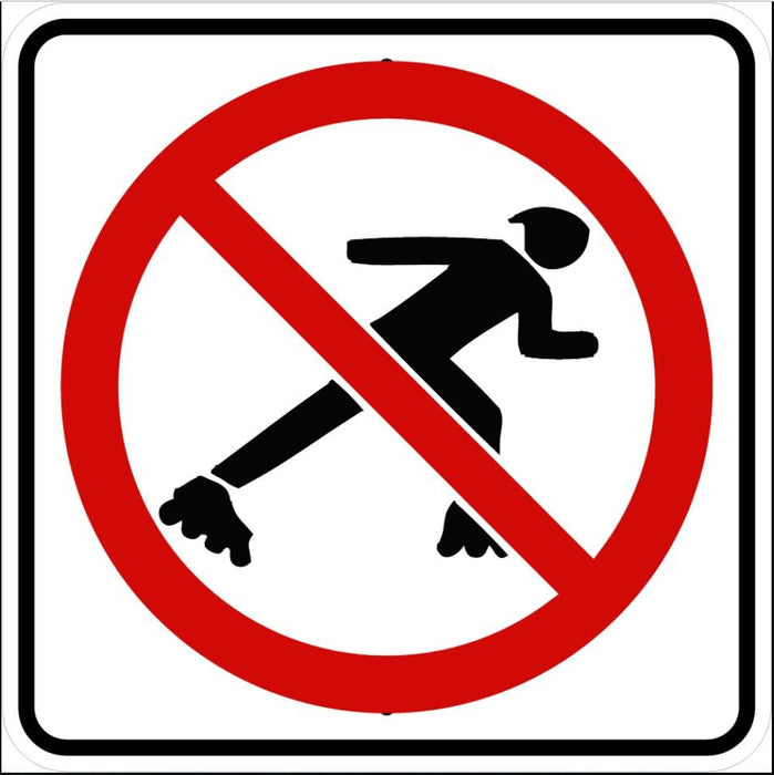 No Skaters Sign- R9-13