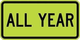 All Year Sign- S4-7P