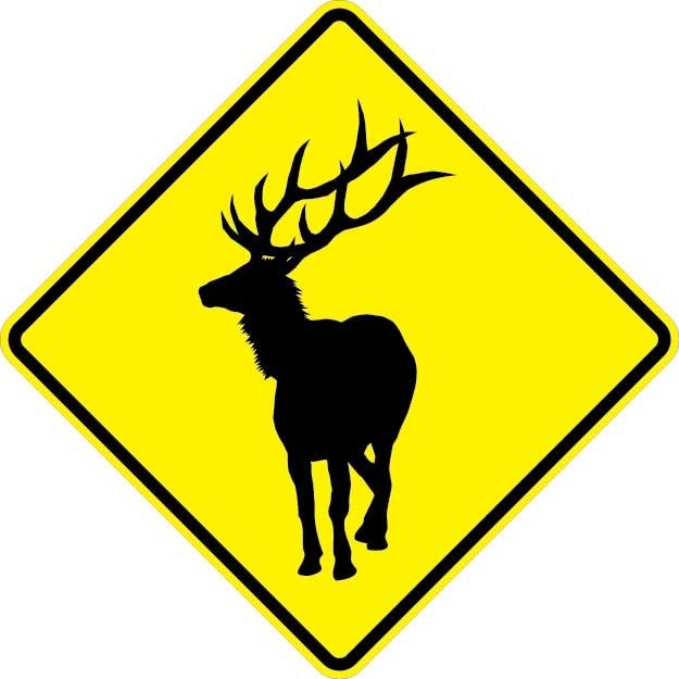 Elk Sign- W11-20