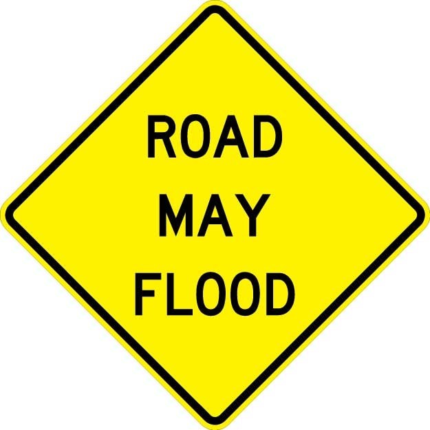 Road May Flood Sign- W8-18